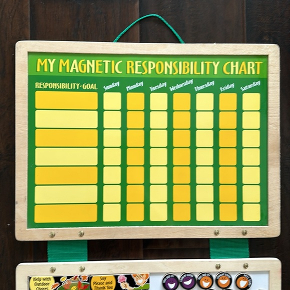 MELISSA & DOUG | Hanging Magnetic Responsibility Chart - Picture 2 of 12